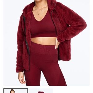 PINK Teddy Full-Zip NWT